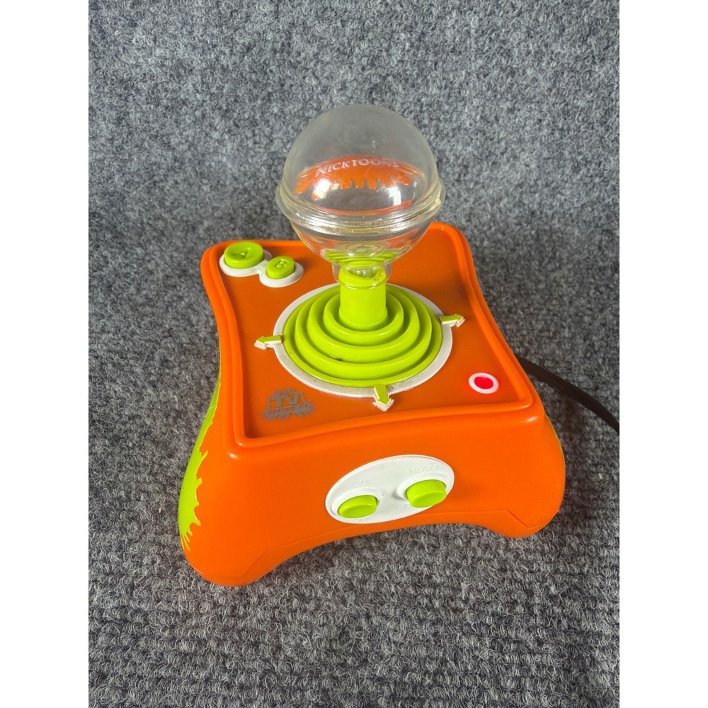 Jakks Pacific Nicktoons TV Games Plug and Play Controller Orange Green 2005